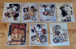 1993 MLB Erstausgabe Drucke 11 x 14 mit Briefen neu versiegelt Poster Posten von 7 - Bild 1 von 15