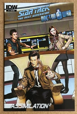 STAR TREK TNG/DOCTOR WHO: ASSIMILATION² #1 -CORRONEY 1:25 Incentive Variant RI-B - Image 1 of 2