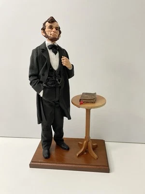 1996 Simpich Abraham Lincoln 16" Character Doll Limited Edition #965/1000 Figure - Image 1 of 4