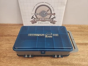 Plano Mini Magnum 3215N Tackle Box Double Sided w/ Carrier Handle, Blue - Picture 1 of 8