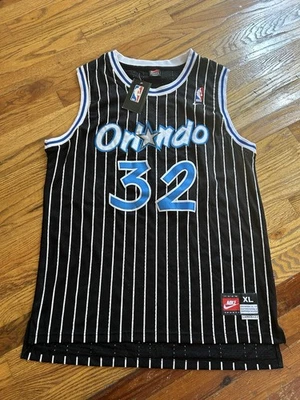 Винтажная футболка Nike Team Orlando Magic Jersey NBA Shaquille O'Neal 32 размер XL длина +2 - Изображение 1 из 4