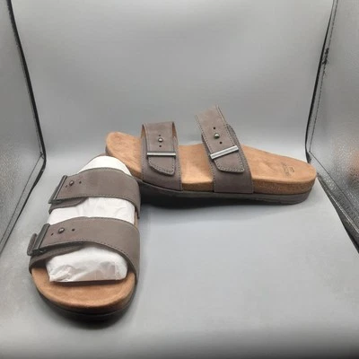 Sandalias Earth Origins Orra Para Mujer 9W Marrón Morel Cuero Ajustable A143 Foto 1 de 4