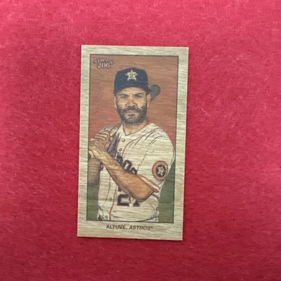 2022 Topps 206 Serie 2 Jose Altuve #W2-4 Madera Papel Stock/20 Foto 1 de 2