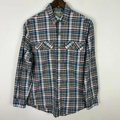 Duluth Trading Plaid Shirt Mens S Outdoor Hiking Rugged Cabin Granola Utility - Image 1 of 4