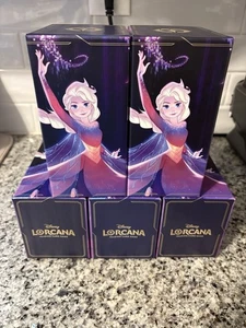 x5 Elsa Deck Storage - Disney Frozen Lorcana Gift Box Exclusive Holds 250 Cards - Picture 1 of 2