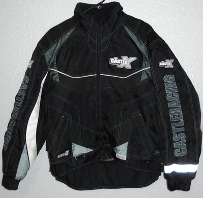 Chaqueta Castle X para hombre XS negra moto de nieve Foto 1 de 3