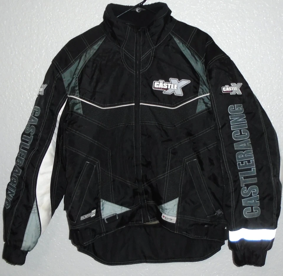 Chaqueta Castle X para hombre XS negra moto de nieve Foto 1 de 3