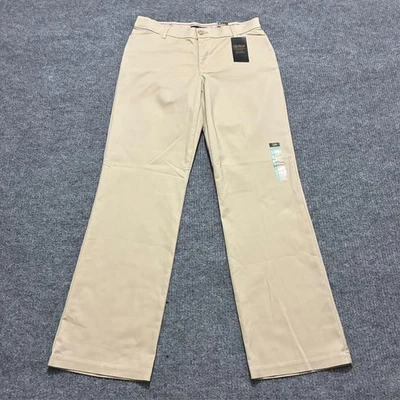 Pantalón Lee Ultra Lux Comfort 12 Beige Ajuste Regular Flex Movimiento tiro medio Foto 1 de 4