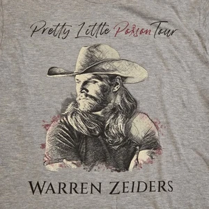 Warren Zeiders Pretty Little Poison Tour T-shirt Size LARGE - Picture 1 of 5