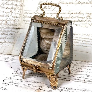 Antique French Napoleon III Pocket Watch Casket or Display, a Miniature Vitrine - Picture 1 of 12