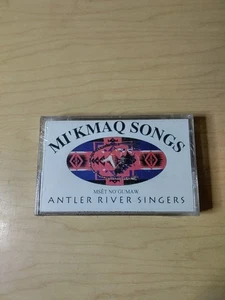 Vintage cassette tape titled "MI'KMAQ SONGS" by the Antler River Singers,... - Picture 1 of 10