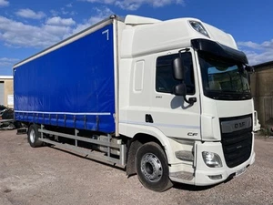 DAF CF 18T 2018 Automatic Euro6 Curtains Sider With Tail Lift - Picture 1 of 22