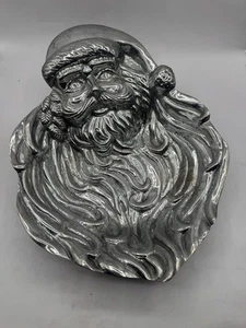 Servizio ciotola grande Holland Boone peltro lucido Scottsdale Babbo Natale giorno  - Foto 1 di 6