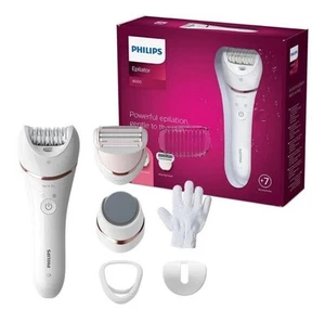Philips Epilatore Serie 8000, BRE730/10, con 5 attacchi - Foto 1 di 2