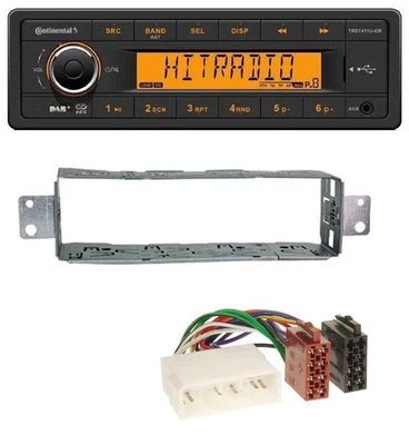 Continental 1DIN DAB MP3 AUX USB Autoradio für Daewoo Lanos Nubria Leganza Matiz - Bild 1 von 4