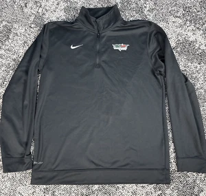 Nike Men's M Dri-Fit Long Sleeve 1/4 Zip Pullover UWGB Phoenix Logo Dark Gray - Picture 1 of 19