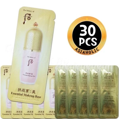 The history of Whoo Gongjinhyang:Mi Essential Makeup Base 1ml x 30pcs (30ml) New - Image 1 of 4