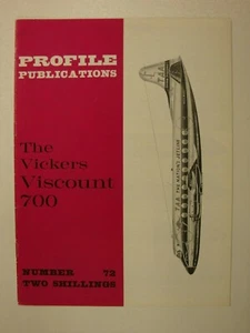 Perfil # 72 Vickers Vizcount 700 (Rolls-Royce Dart, librea TAA, especificación) - Imagen 1 de 6