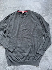 Engelbert Strauss Men Workwear Jumper Knit Grey Cotton Pullover size M top - Bild 1 von 6