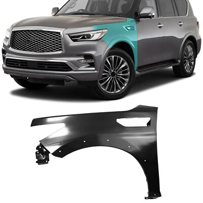 Fender Replacement For 2017-2023 Infiniti QX80 Front Left Driver Side IN1241128 Foto 1 de 4