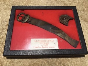 Vintage Original 1600’s German Military Soldier Armor Strap Buckle.