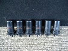 2x Rca metal black can 6Sj7 u.s.a. excellent condition. w/tested good.