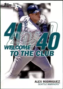2023 Topps Series 1 Welcome to the Club WC-4 Alex Rodriguez Mariners - Foto 1 di 1