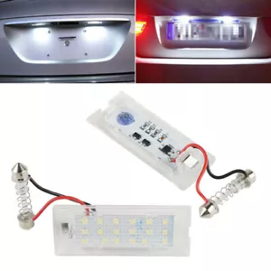 LED Kennzeichenbeleuchtung Nummernschildbeleuchtung Für BMW X5 E53 X3 E83 Weiß - Picture 1 of 5