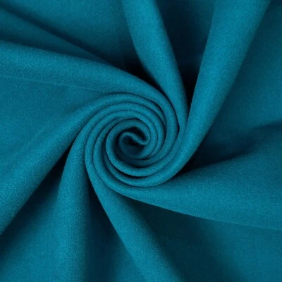 Soft Brushed Polyester Wool Coating 59" Fabric By The Yard For Apparel & More - Image 1 of 2