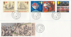 Columbus Olympics Barcelona EUROPA GB FDC Liverpool CDS 1992 (04819) - Picture 1 of 2