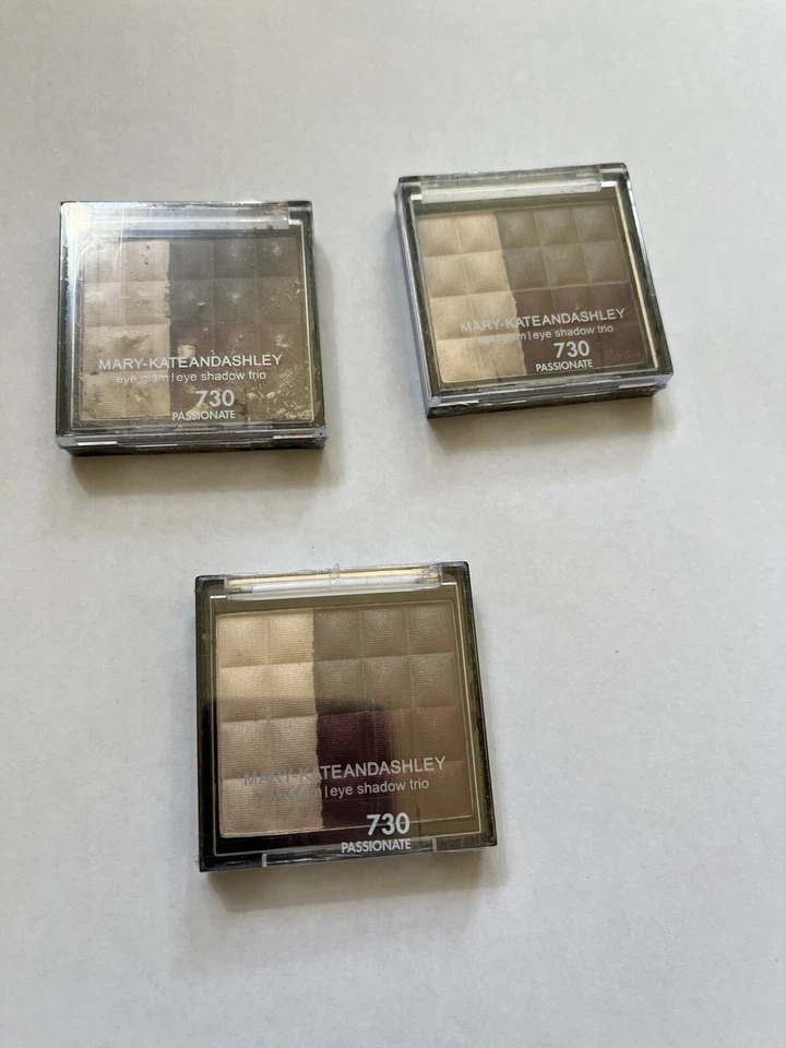Lote de 3 sombras de ojos Mary Kate Ashley Eye Glam trío # 730 "Passionate" Foto 1 de 1