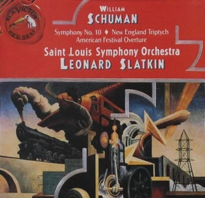 Schuman: Symphony No. 10 / New England Triptych - Slatkin (CD, 1992) - Imagen 1 de 2