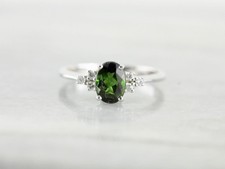 from The Elizabeth Henry Collection Brazilian Green Tourmaline Virginia Ring