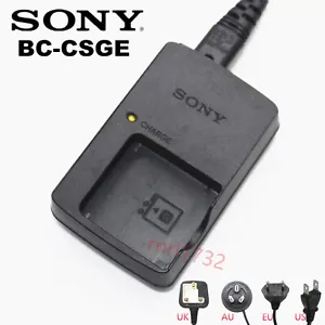 Original Sony BC-CSGD Ladegerät für Sony NP-BG1 FG1 Akku DSC-W150 HX20 Kamera - Bild 1 von 4