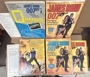 James Bond 007 Role Playing In Her Majesty’s Secret Service 1983 Basic Set + Q - Picture 1 of 7