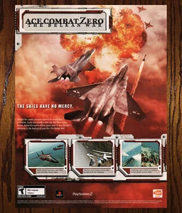 Ace Combat Zero the Belkan War - Pubblicità/Poster Stampa Videogioco Promo Art 2006 - Foto 1 di 3
