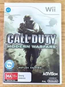 Call Of Duty - Modern Warfare Reflex Edition Wii Nintendo Game, Manual Included - Picture 1 of 5