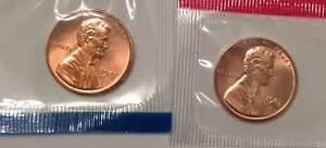 1987 & 1987-D BU Lincoln Cents ~ Violoncello come nuovo - Foto 1 di 2