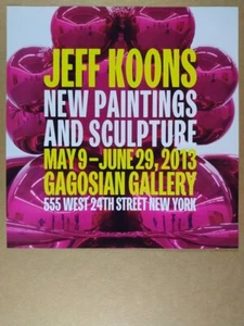 2013 Jeff Koons Ausstellung Gagosian Gallery Vintage Print Ad - Bild 1 von 1