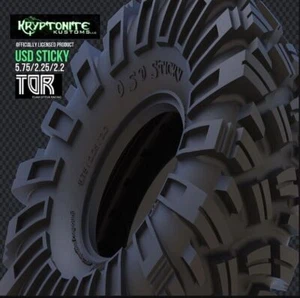 Team Ottsix 2.2 USD STICKY Red (ultra soft) Tires for RC Crawlers - Picture 1 of 1