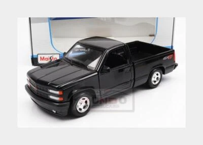 1:24 MAISTO Chevrolet 454 Ss Pick-Up 1993 Black MI32901Z - Immagine 1 di 2