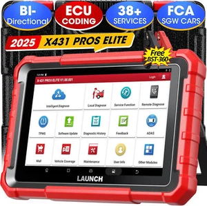2025 LAUNCH X431 Pro Elite V+ Bidirectional Car Diagnostic Scanner ECU Coding AU - Picture 1 of 18