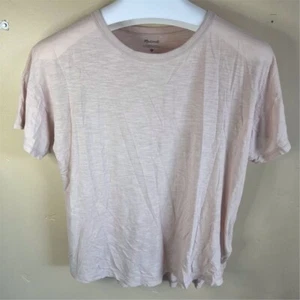 Madewell Damen T-Shirt XL hellrosa Rundhals Freizeit Basic Staple Classic - Bild 1 von 5