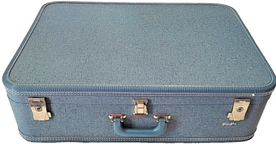 TravelJoy Reliable Luggage Styled KALLA Vintage Hard Shell Satin Lined Suitcase - Image 1 of 4