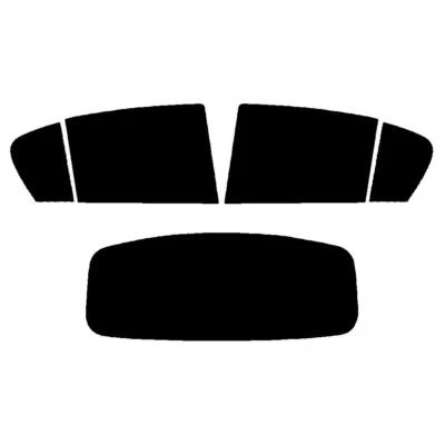 Pre Cut Window Tint for Vauxhall Corsa 5-door 2006-14 (D) 35% Light Rear Opel - Image 1 of 4