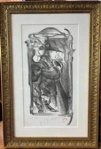 Litografía enmarcada Yoshitaka Amano SERIE BRUMOSA Cazador de vampiros D - Imagen 1 de 4