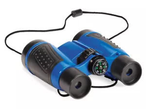 Lakeshore Learning, Binoculars with Compass, Blue - Picture 1 of 3