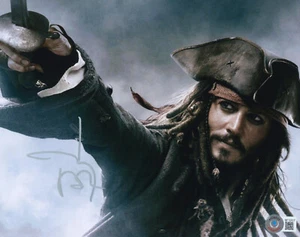 Johnny Depp Signed BAS COA Autographed 8X10 Pirates of the Caribbean Photo Auto - Picture 1 of 3