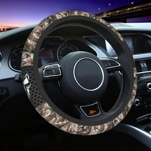 15 Inch Camo Steering Wheel Cover Universal Accessories Decorative Non-Slip Car - Picture 1 of 11