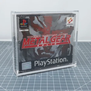 Playstation 1 PS1 Juego en Caja Doble Juego Acrílico Pantalla Estuche de Espectáculo Caja - Imagen 1 de 6